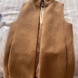 Dudley Stephen’s Camel fleece vest